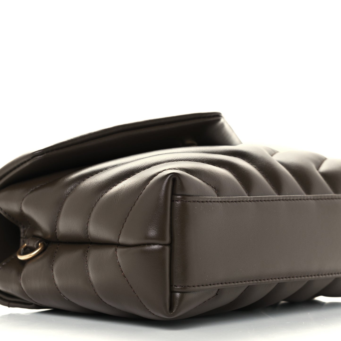 Calfskin Y Quilted Monogram Toy Loulou Crossbody Bag Earth