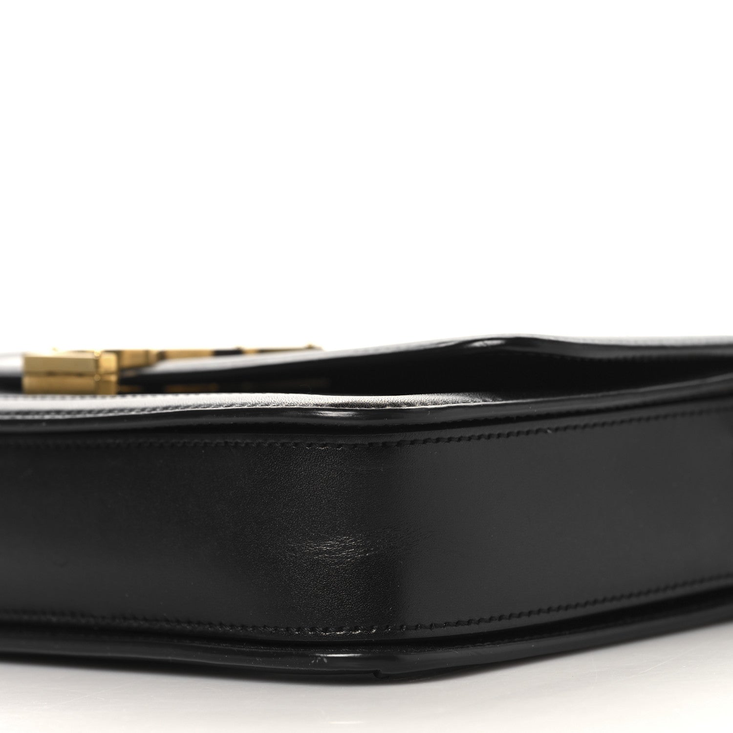Saint Laurent Box Calfskin Monogram Medium Solferino Satchel Black 9 of 11