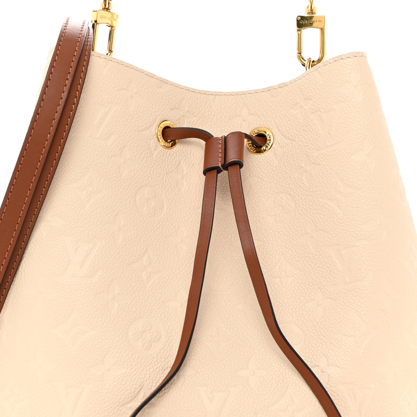 LOUIS VUITTON Empreinte Neonoe MM Cream