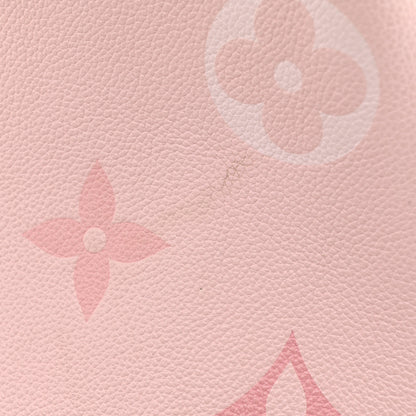 Louis Vuitton Empreinte Monogram Giant By The Pool Marshmallow Hobo PM Bouton De Rose 12 of 13