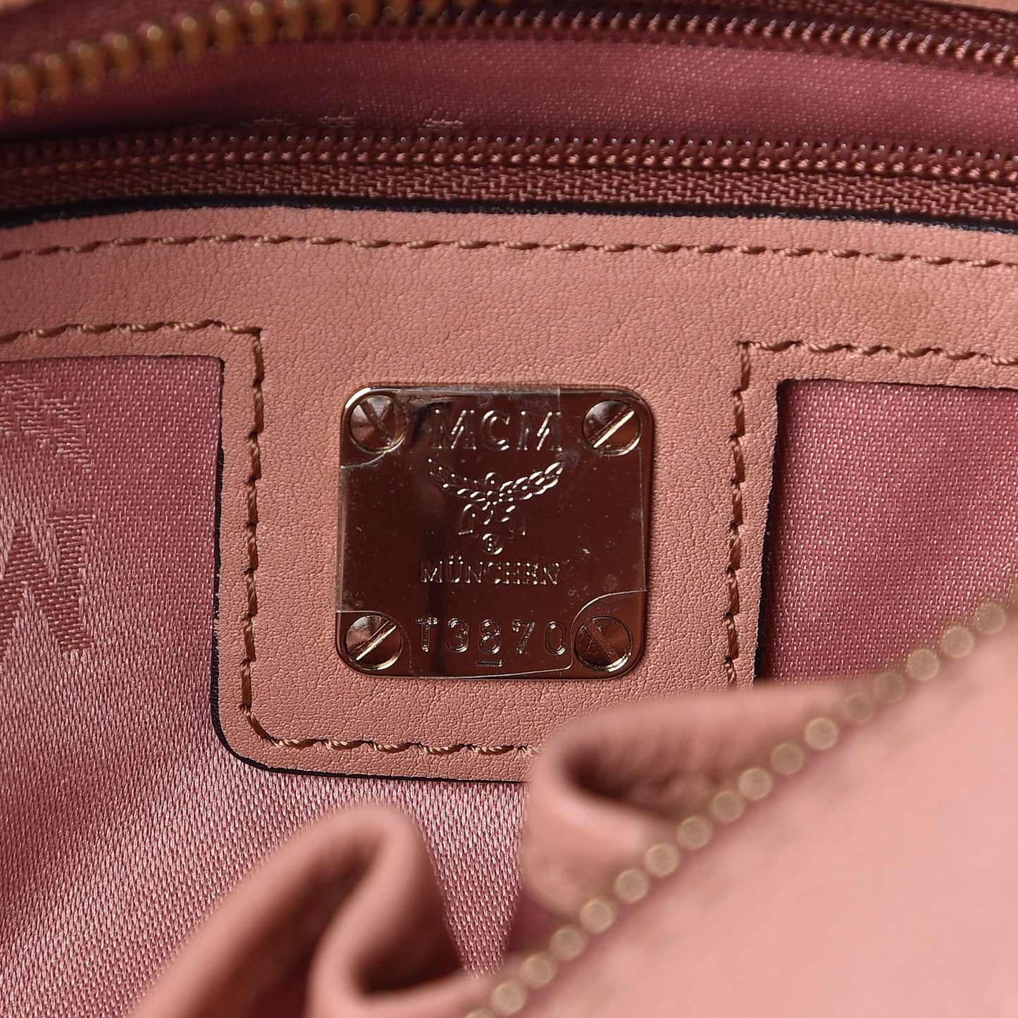 Calfskin Bowler Bag Pink