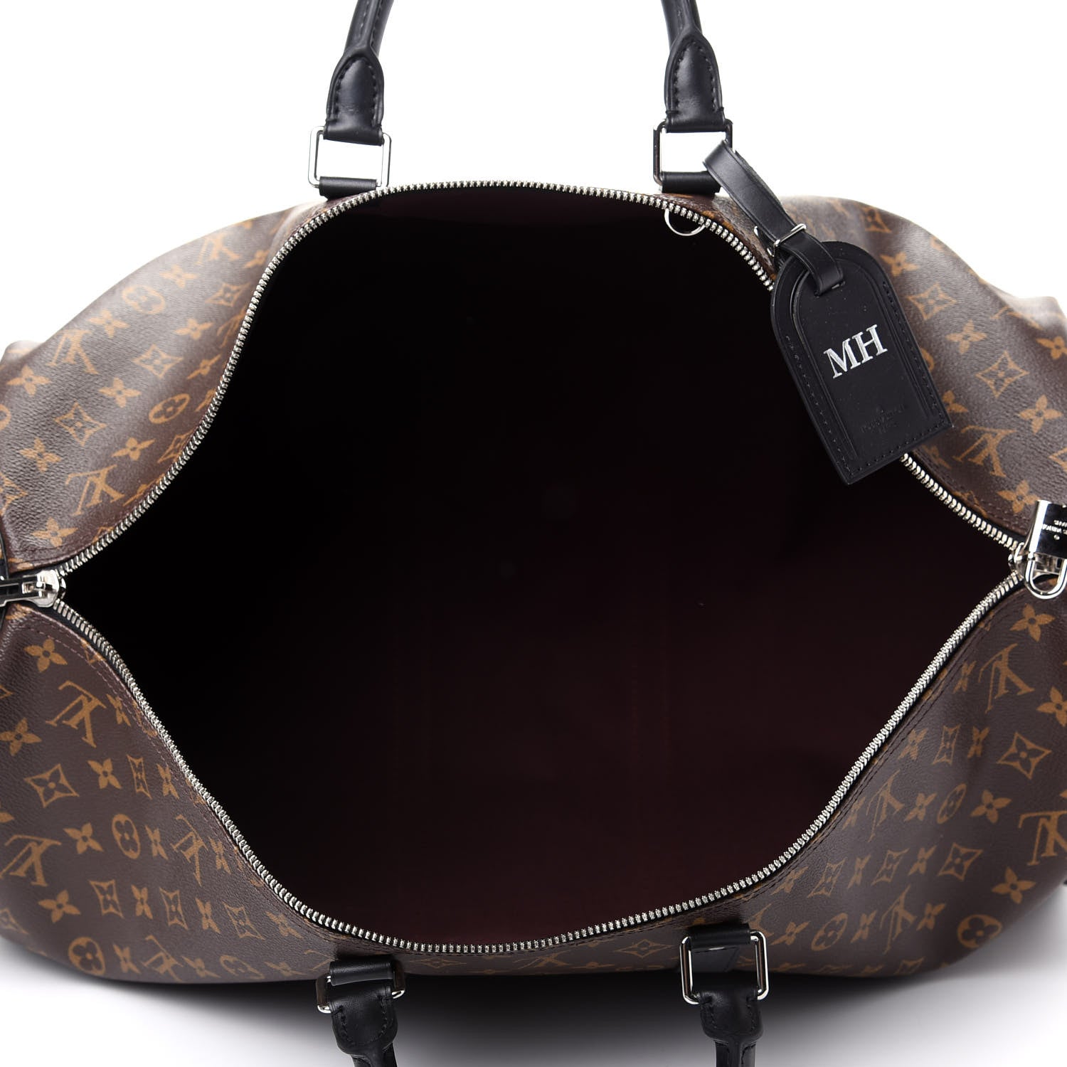 Louis Vuitton Monogram Macassar Keepall Bandouliere 55 4 of 9
