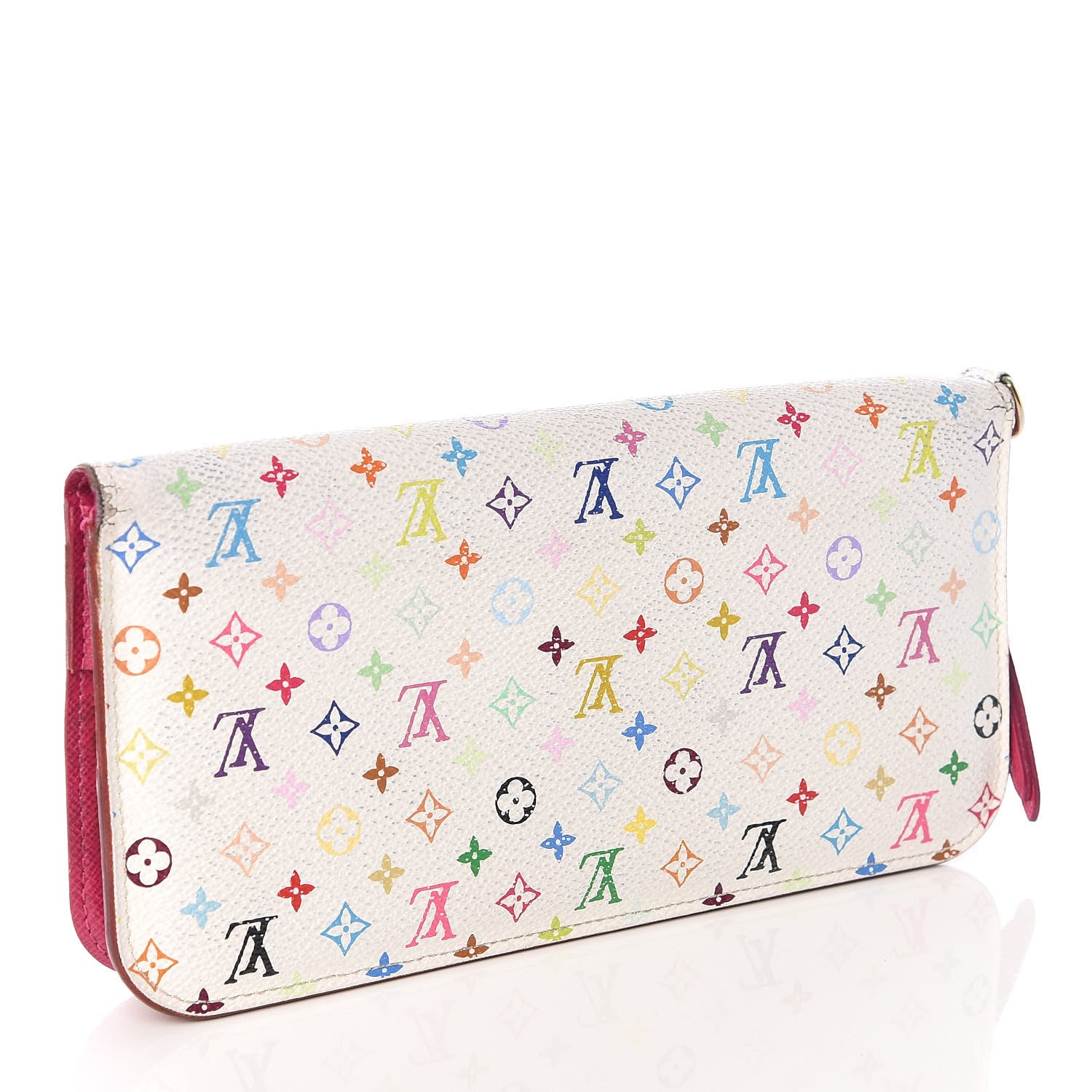 Louis Vuitton Monogram Multicolor Insolite Wallet White Figue 3 of 18