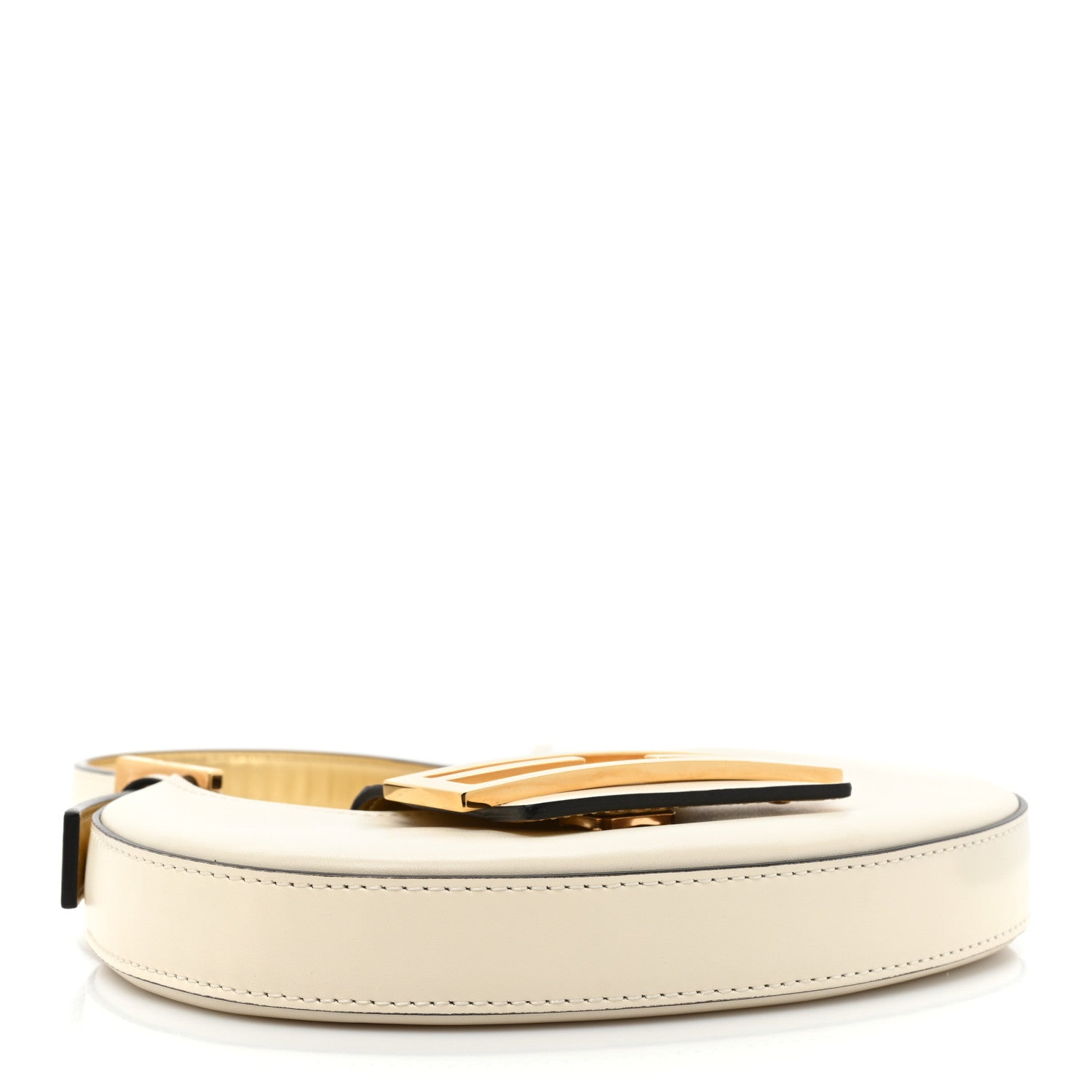 Fendi Vitello King Mini Cookie Hobo Bag White Ice 4 of 9