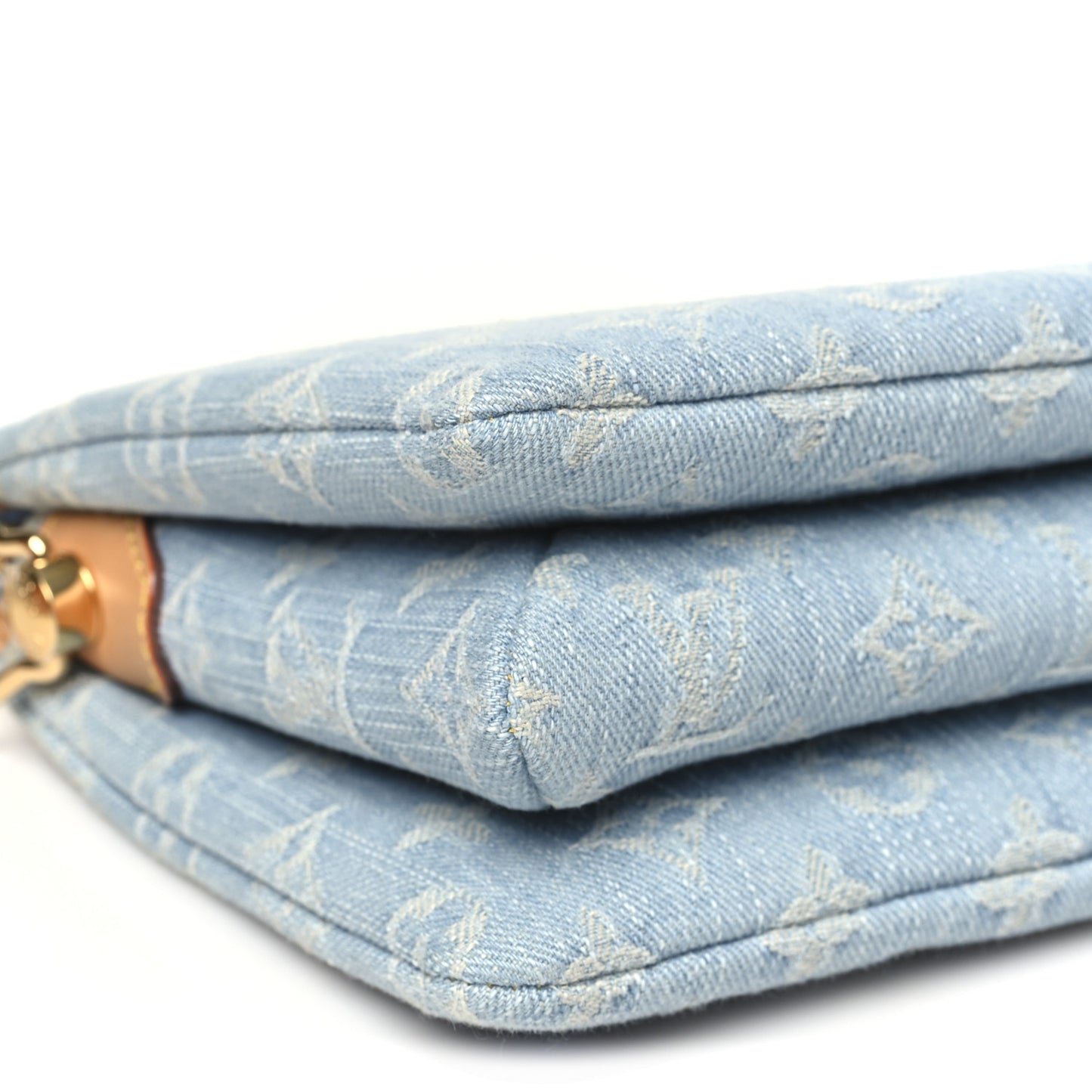 Monogram Denim Coussin BB Sky Blue