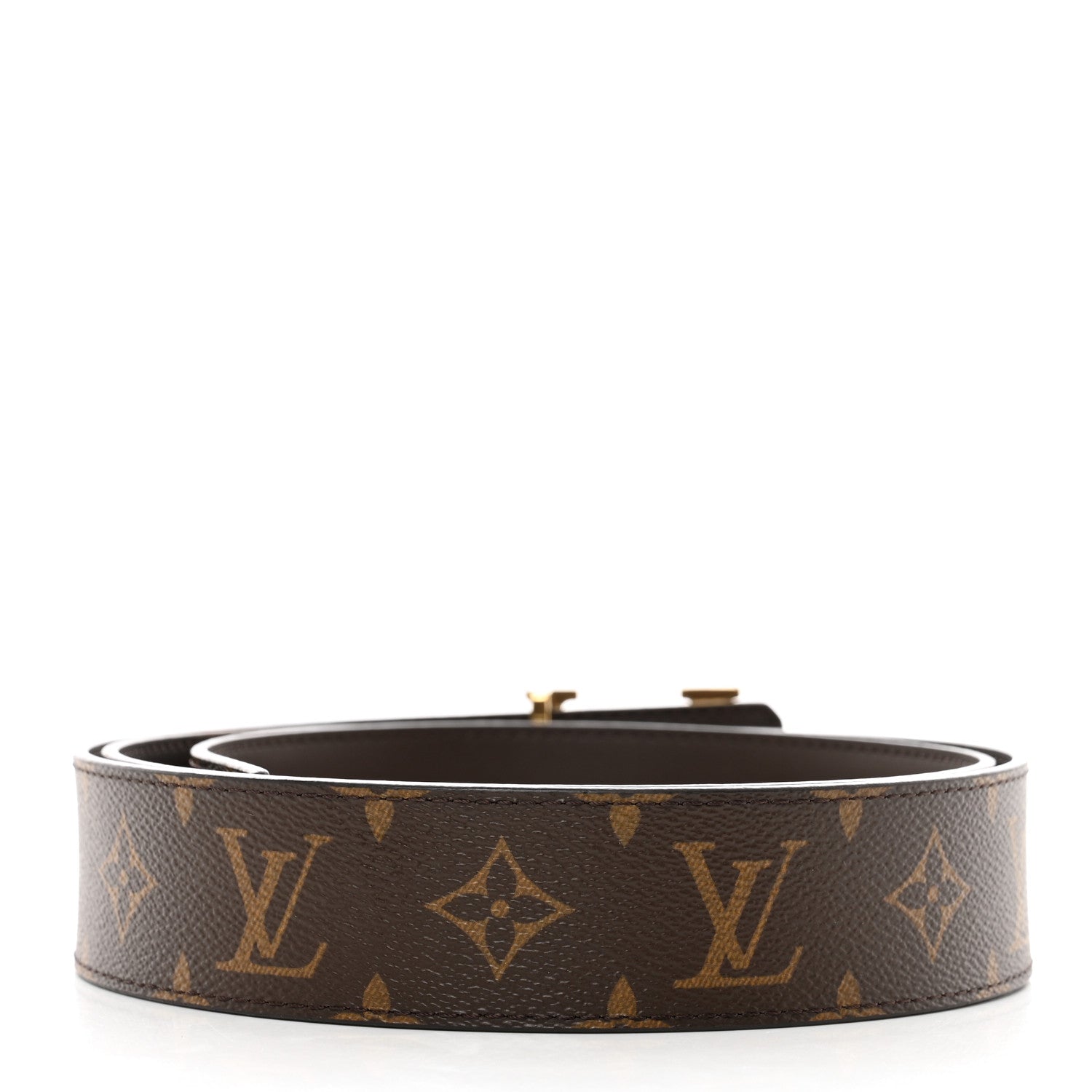 Louis Vuitton Calfskin Monogram 40mm LV Initiales Reversible Belt 110 44 2 of 5