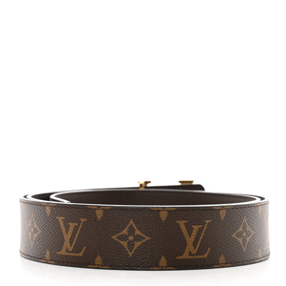 Louis Vuitton Calfskin Monogram 40mm LV Initiales Reversible Belt 110 44 2 of 5