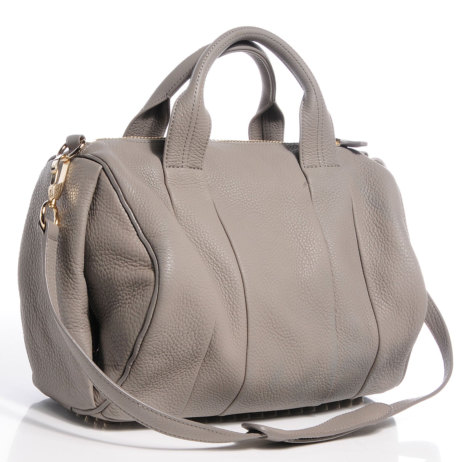 Alexander Wang Pebbled Lambskin Rocco Oyster 3 of 7