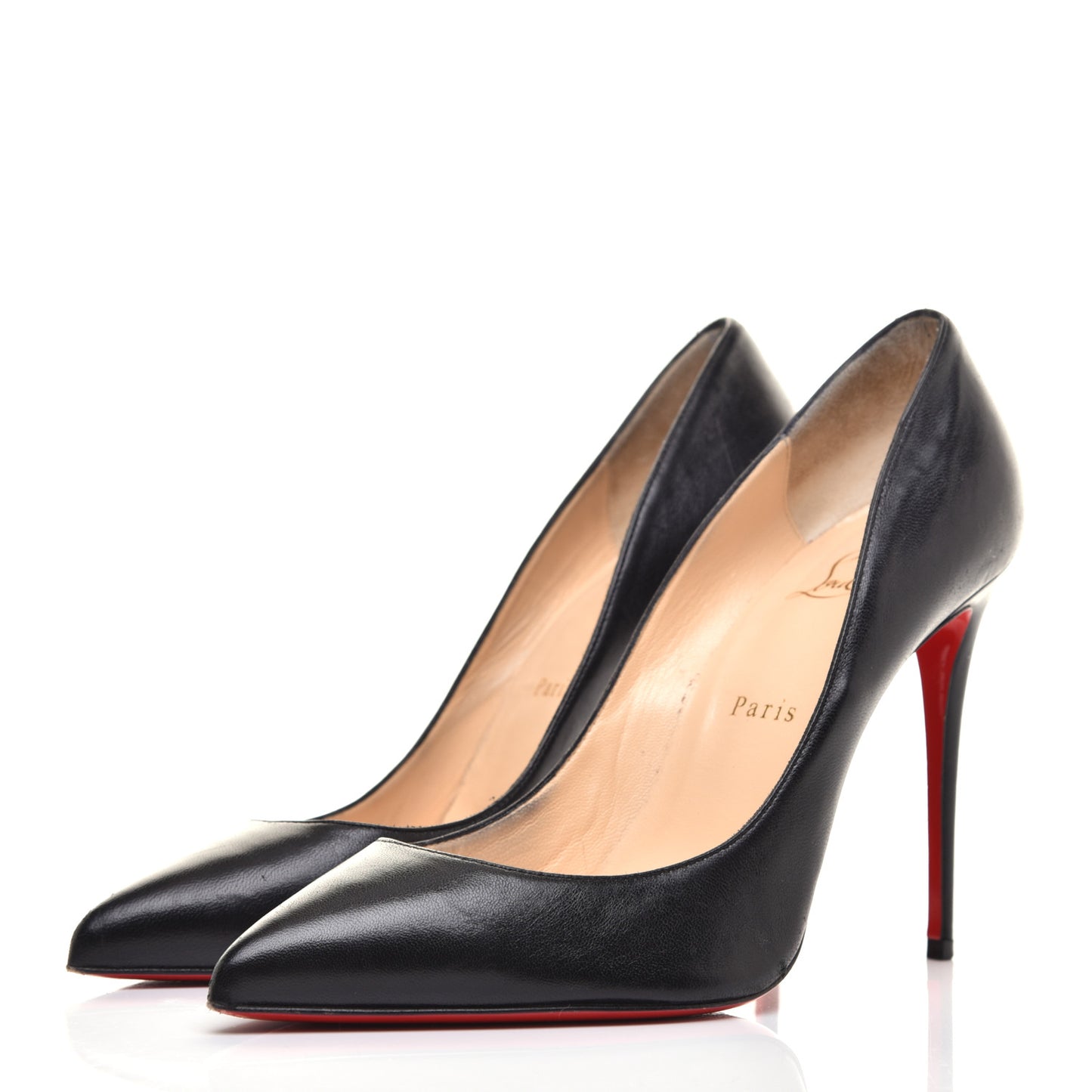 Shiny Nappa Pigalle Follies 100 Pumps 39.5 Black