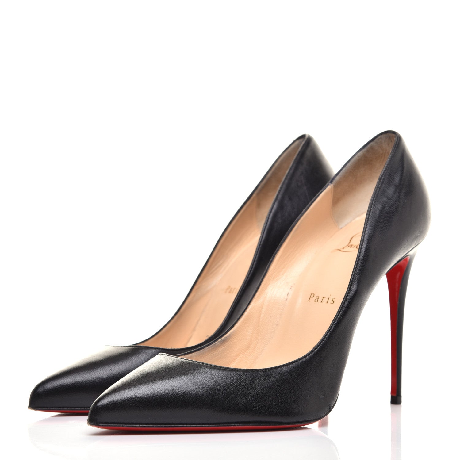 Christian Louboutin Shiny Nappa Pigalle Follies 100 Pumps 39.5 Black 3 of 8