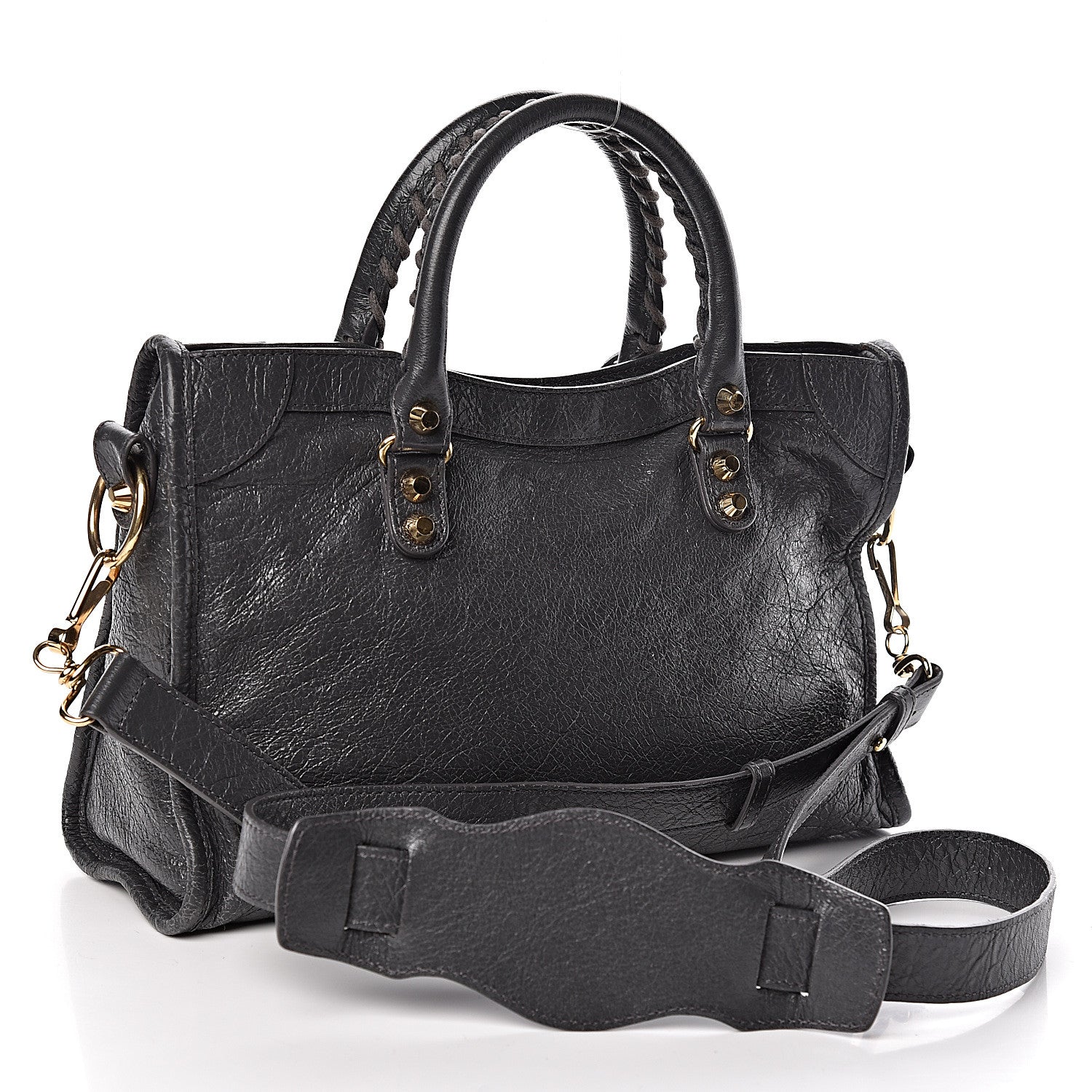 Balenciaga Agneau Classic Gold Hardware S City Gris Fossile 4 of 11