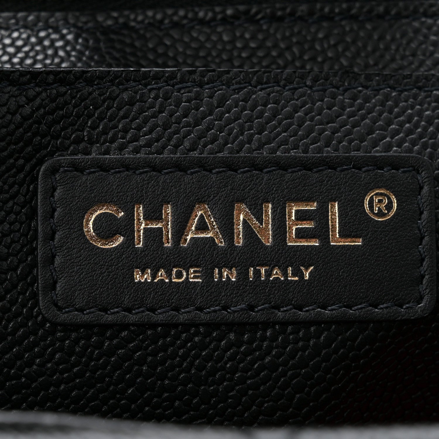 Chanel Caviar Quilted Small Shopping Black 7 of 12