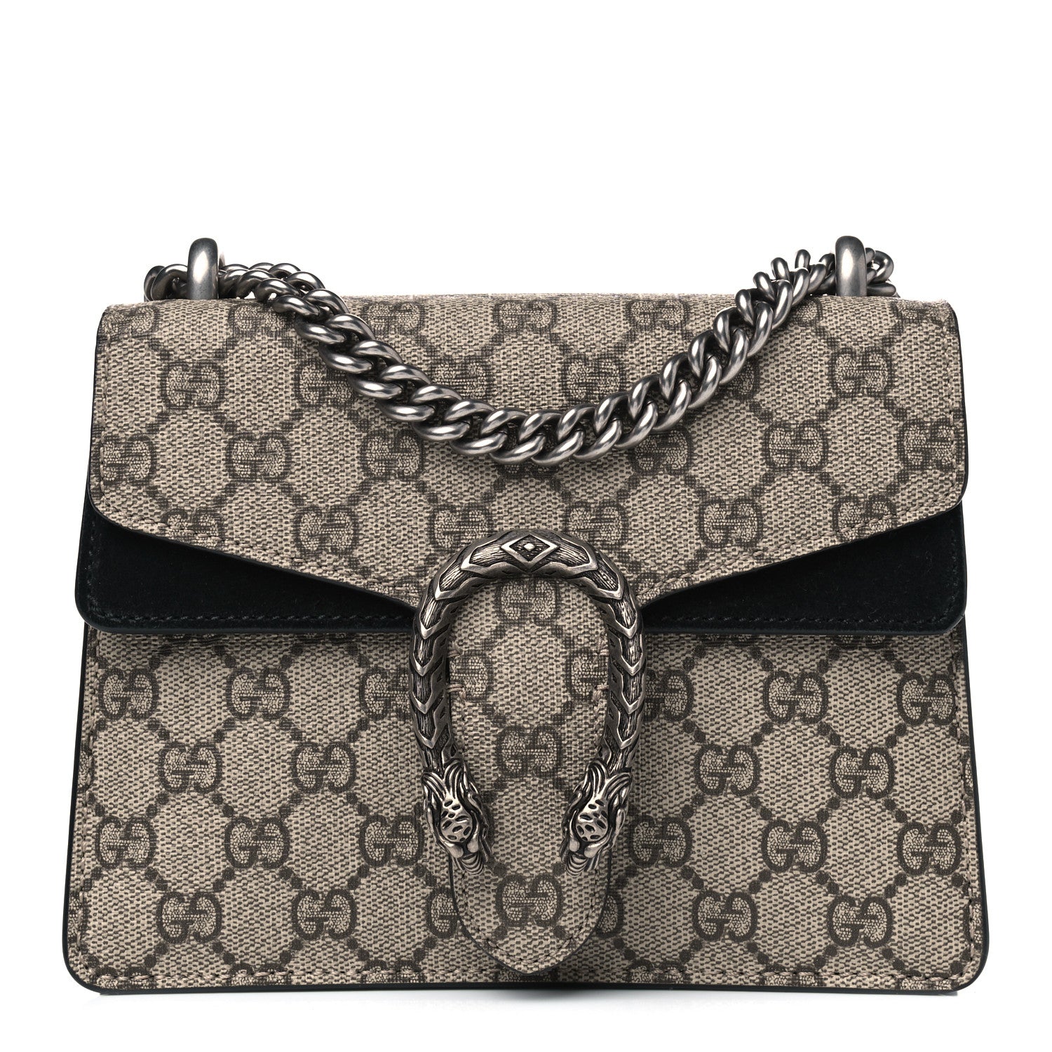 Gucci GG Supreme Monogram Mini Dionysus Shoulder Bag Black 1 of 4