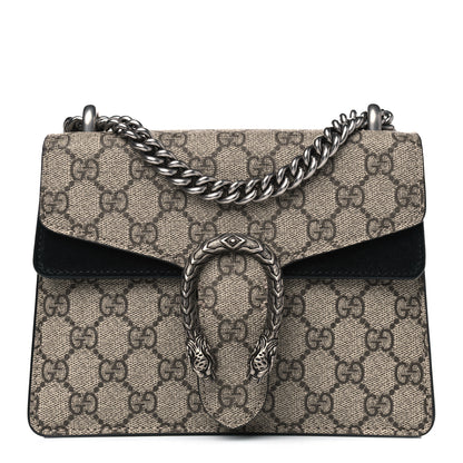 Gucci GG Supreme Monogram Mini Dionysus Shoulder Bag Black 1 of 4