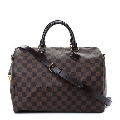 Louis Vuitton Damier Ebene Speedy Bandouliere 30 1 of 10