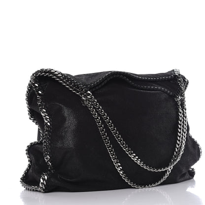 Stella McCartney Shaggy Deer Big Falabella Tote Black 3 of 10