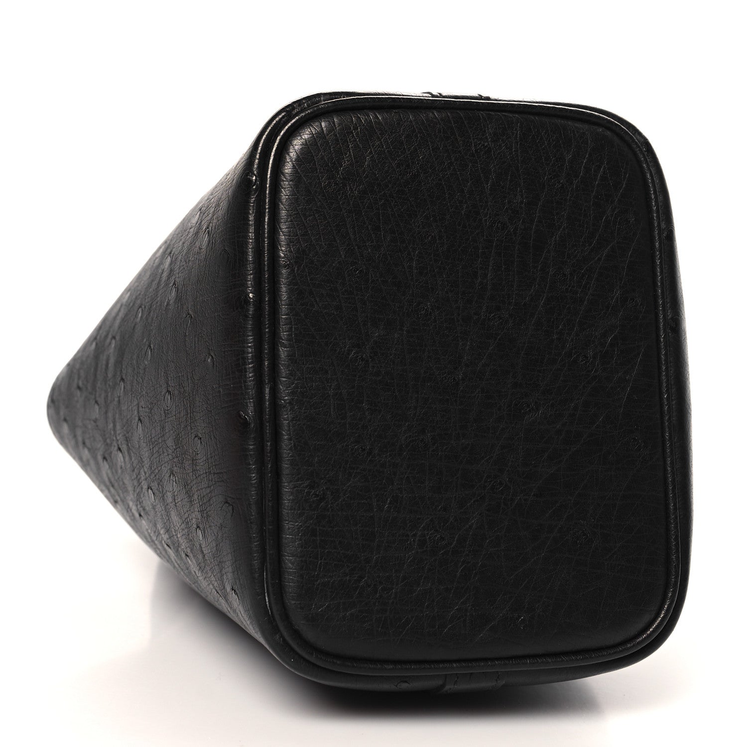 Hermes Ostrich Micro Picotin Lock Black 4 of 13