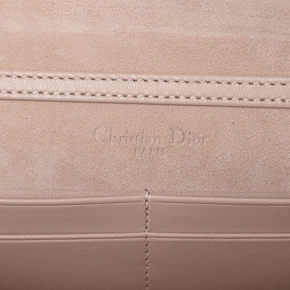 Christian Dior Grained Calfskin Diorama Wallet on Chain Pouch Rose Poudre 6 of 7