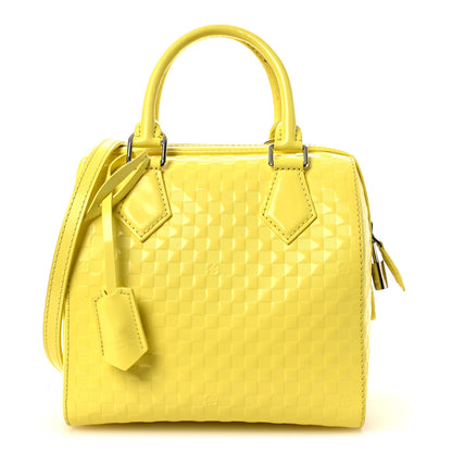 Louis Vuitton Damier Facette Speedy Cube PM Yellow 1 of 11