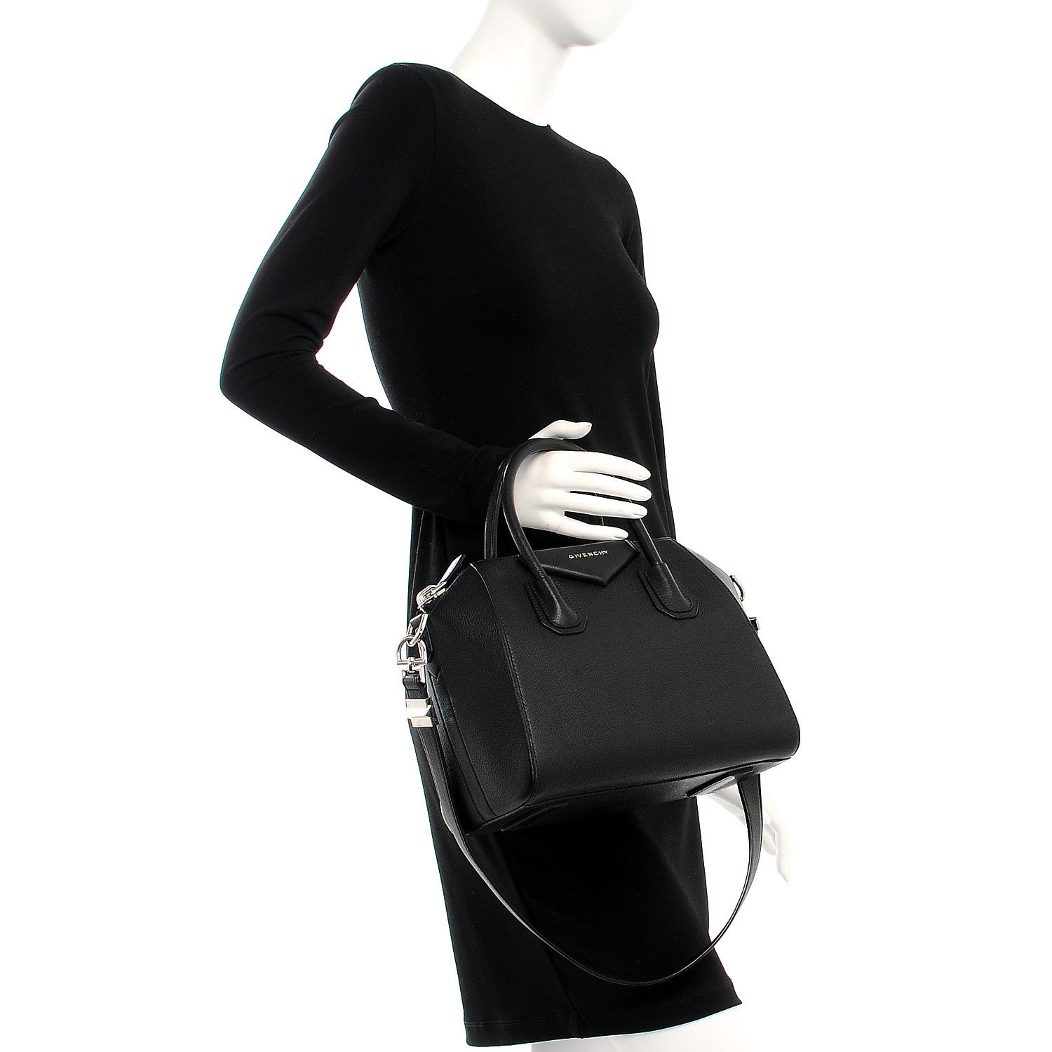 Givenchy Sugar Goatskin Small Antigona Black 3 of 8