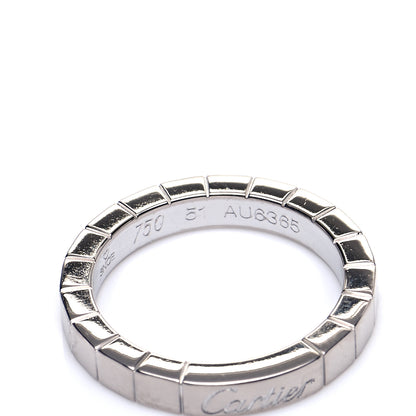 Cartier 18K White Gold Lanieres Ring 51 5.75 4 of 4