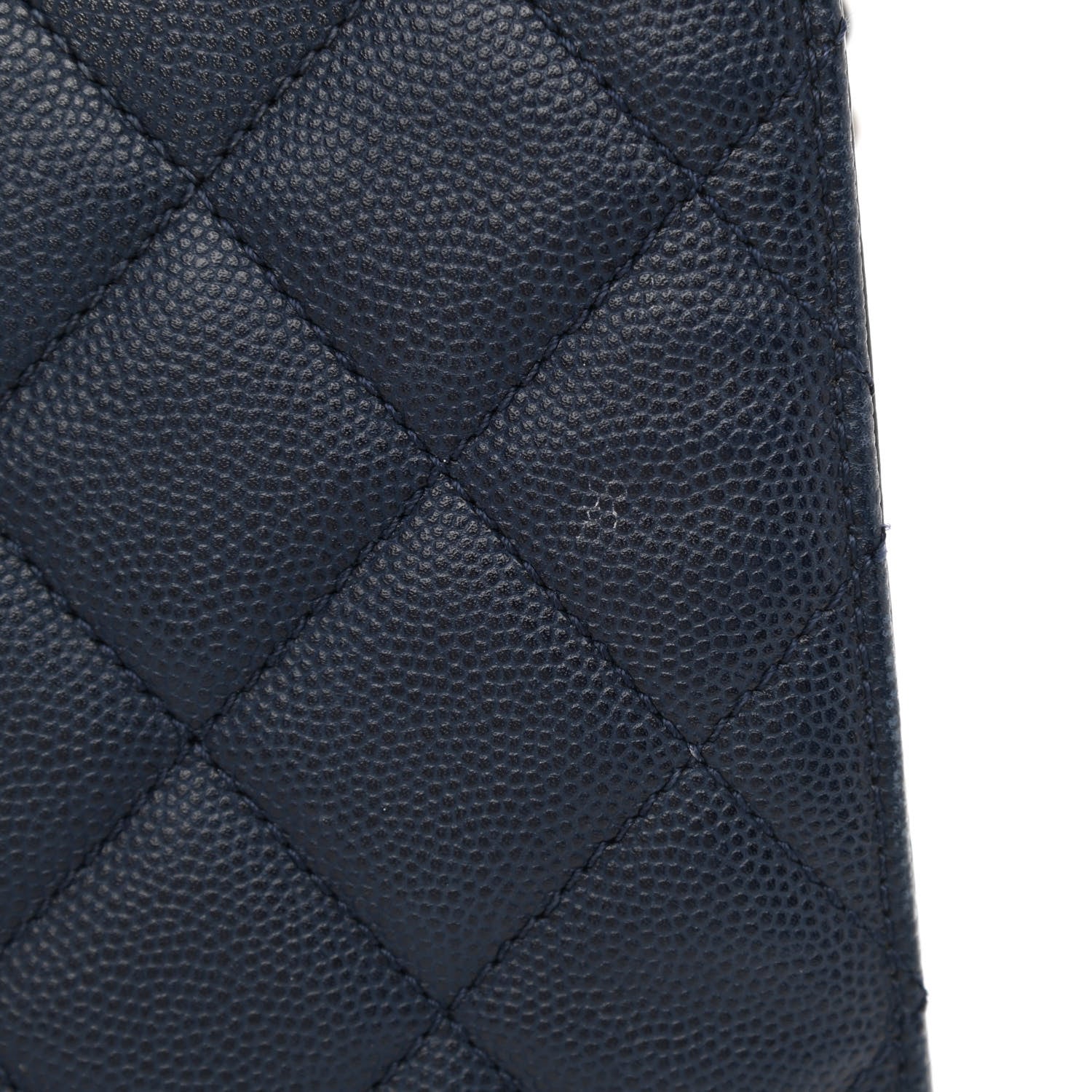 Chanel Caviar Quilted Medium CC Bucket Bag Dark Blue 13 of 13