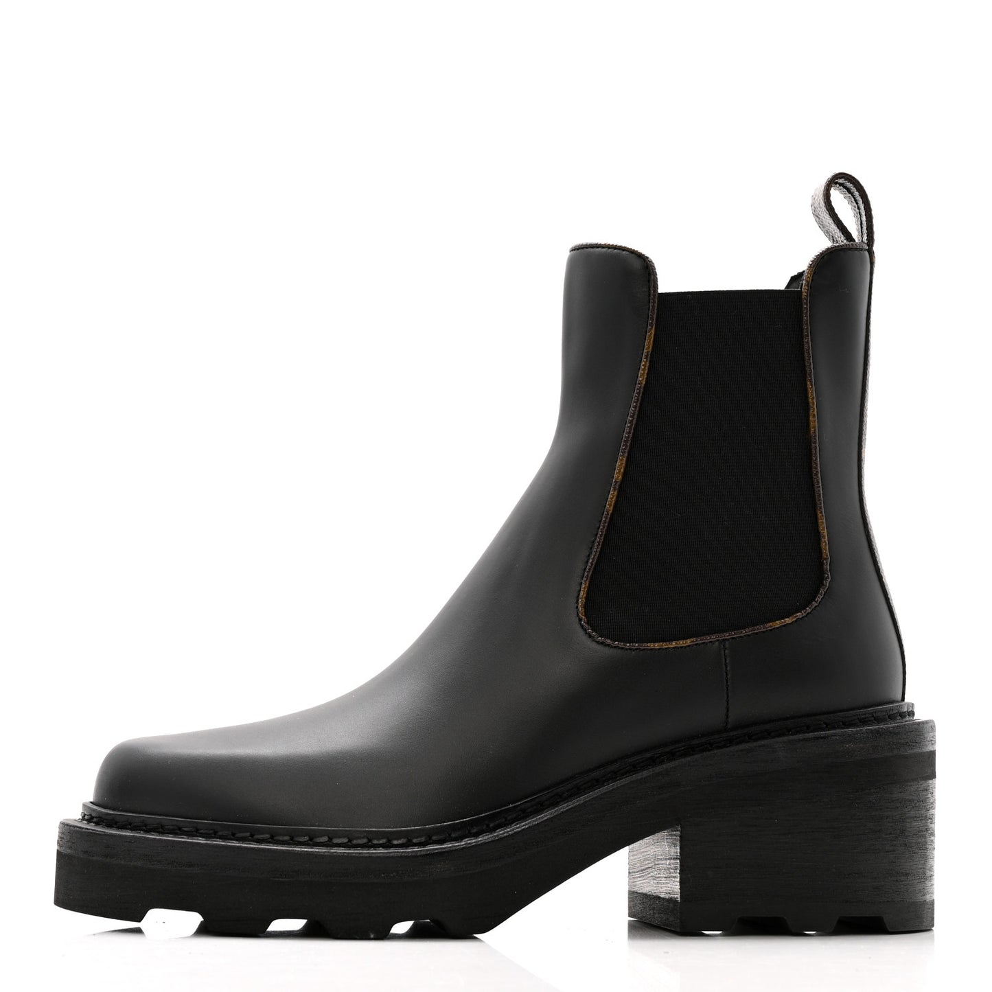 Calfskin Monogram Beaubourg Ankle Boots 37 Black