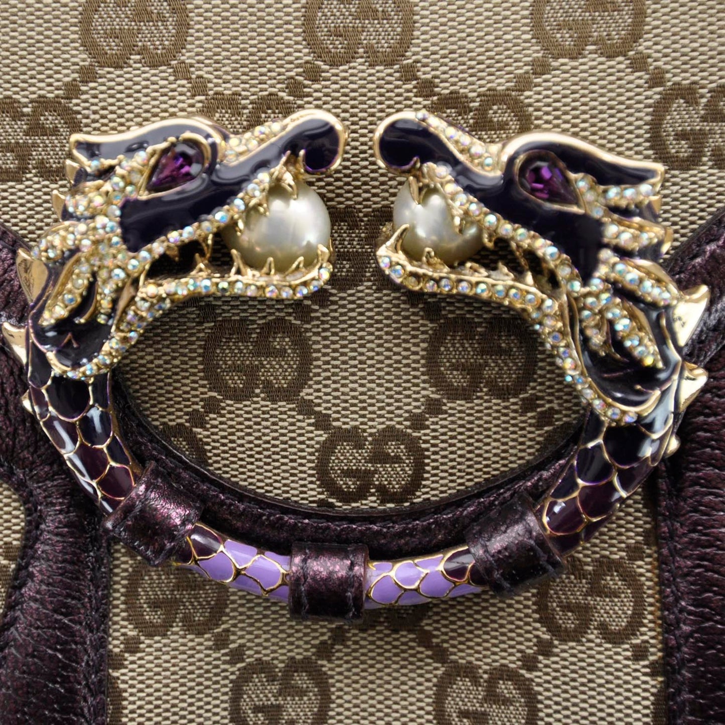 Monogram Tom Ford Jeweled Dragon Bag