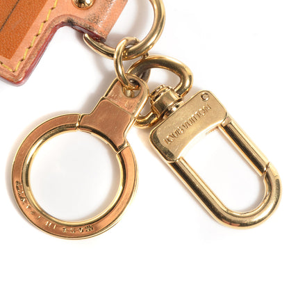 Louis Vuitton Vachetta Labels Key Ring Rusty 7 of 8
