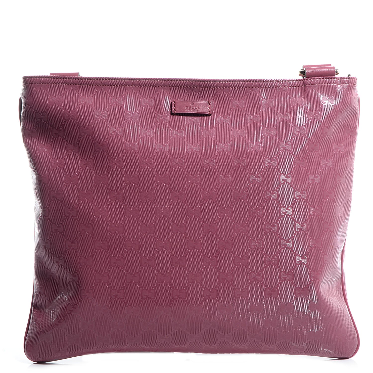 Gucci Imprime Monogram Medium Flat Messenger Bag Vintage Rose 1 of 7