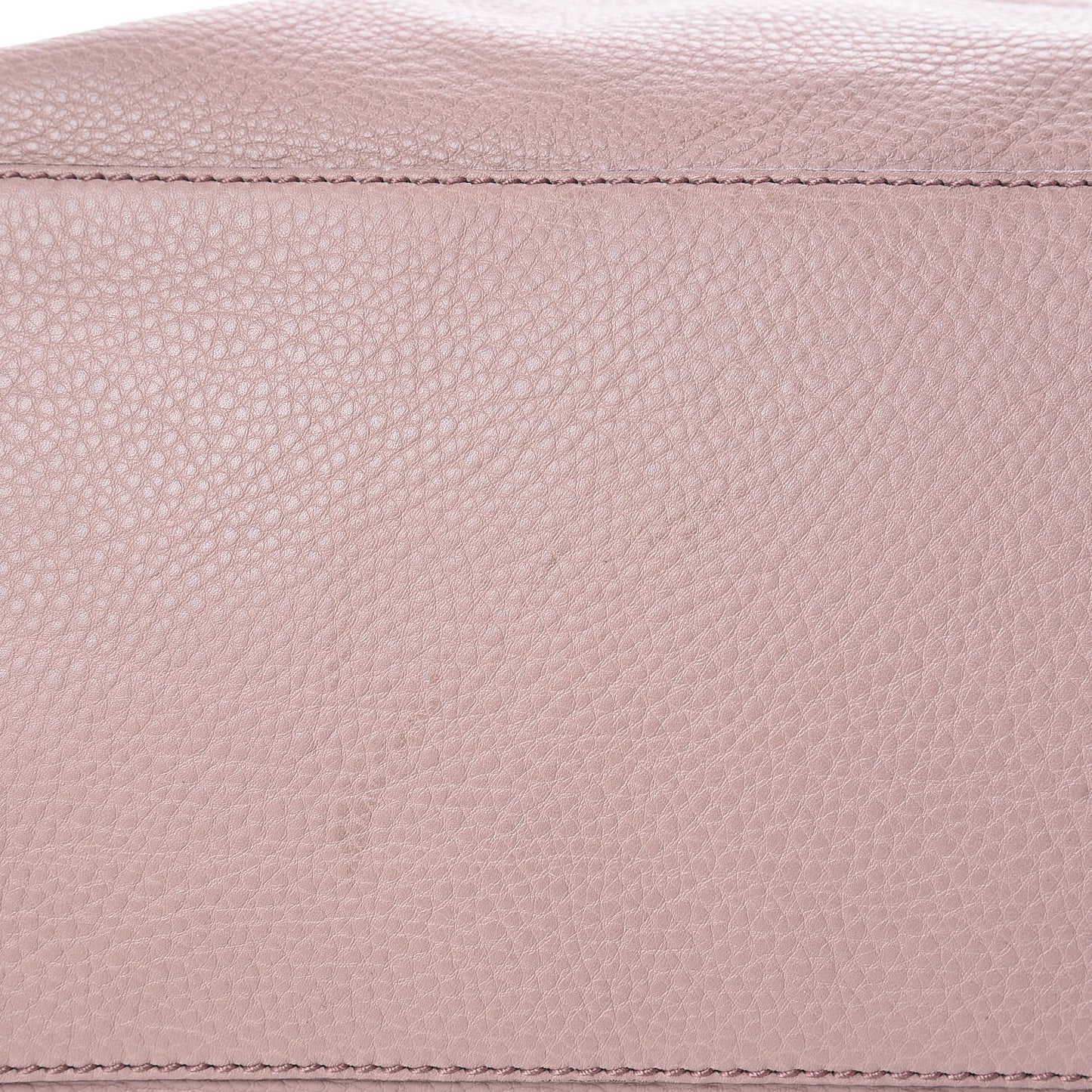 Pebbled Calfskin Medium Soho Chain Shoulder Bag Dark Cipria