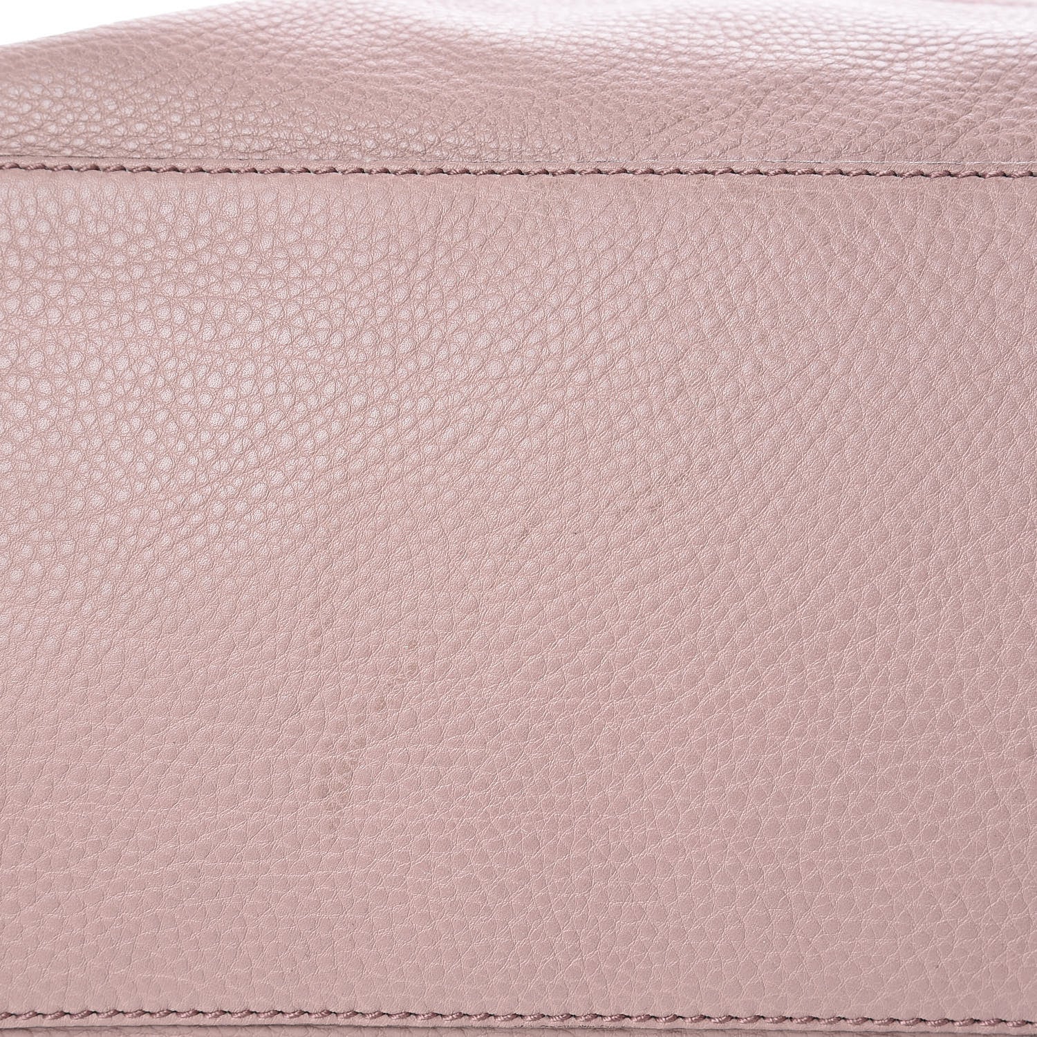 Gucci Pebbled Calfskin Medium Soho Chain Shoulder Bag Dark Cipria 11 of 12