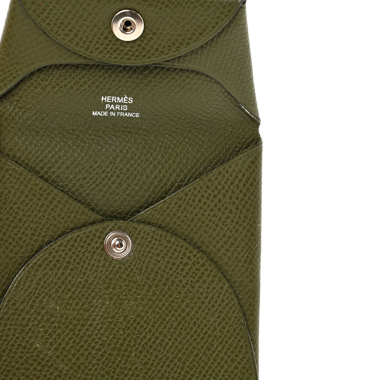 Hermes Epsom Bastia Coin Purse Vert Olive 4 of 5