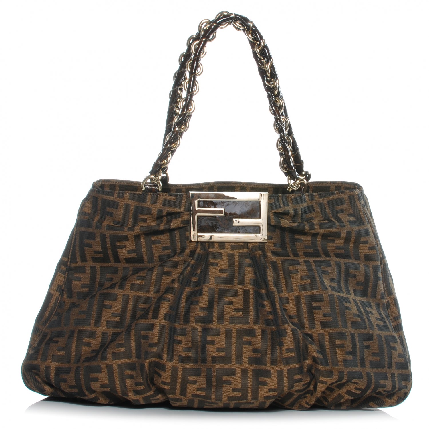 Fendi Zucca Mia Tote Tobacco 1 of 8