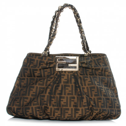 Fendi Zucca Mia Tote Tobacco 1 of 8