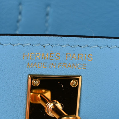 Hermes Swift Kelly Festival Bag Charm Celeste 4 of 6