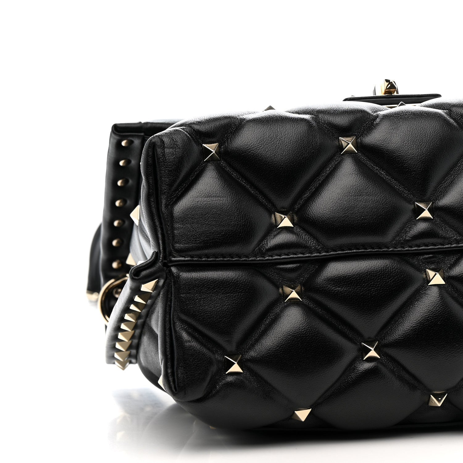 Valentino Garavani Nappa Medium Candystud Top Handle Bag Black 8 of 10