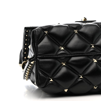 Valentino Garavani Nappa Medium Candystud Top Handle Bag Black 8 of 10