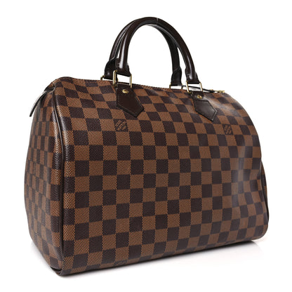 Louis Vuitton Damier Ebene Speedy 30 3 of 10