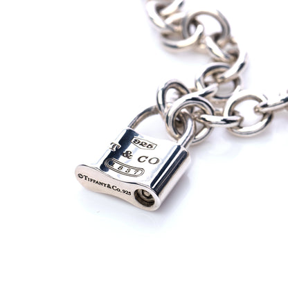 Tiffany Sterling Silver 1837 Lock Charm Necklace 4 of 7