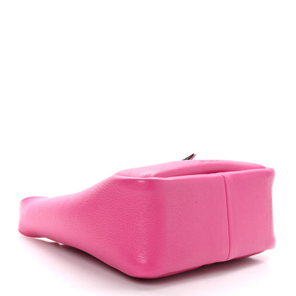 Givenchy Grained Calfskin Mini G-Lock Hobo Neon Pink 4 of 8
