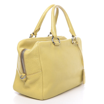 Prada Vitello Daino Satchel Ananas 3 of 17