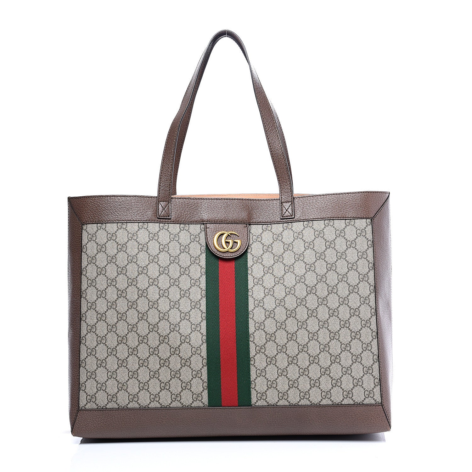 Gucci X DISNEY GG Supreme Monogram Web Three Little Pigs Large Ophidia Tote Beige New Acero 2 of 16