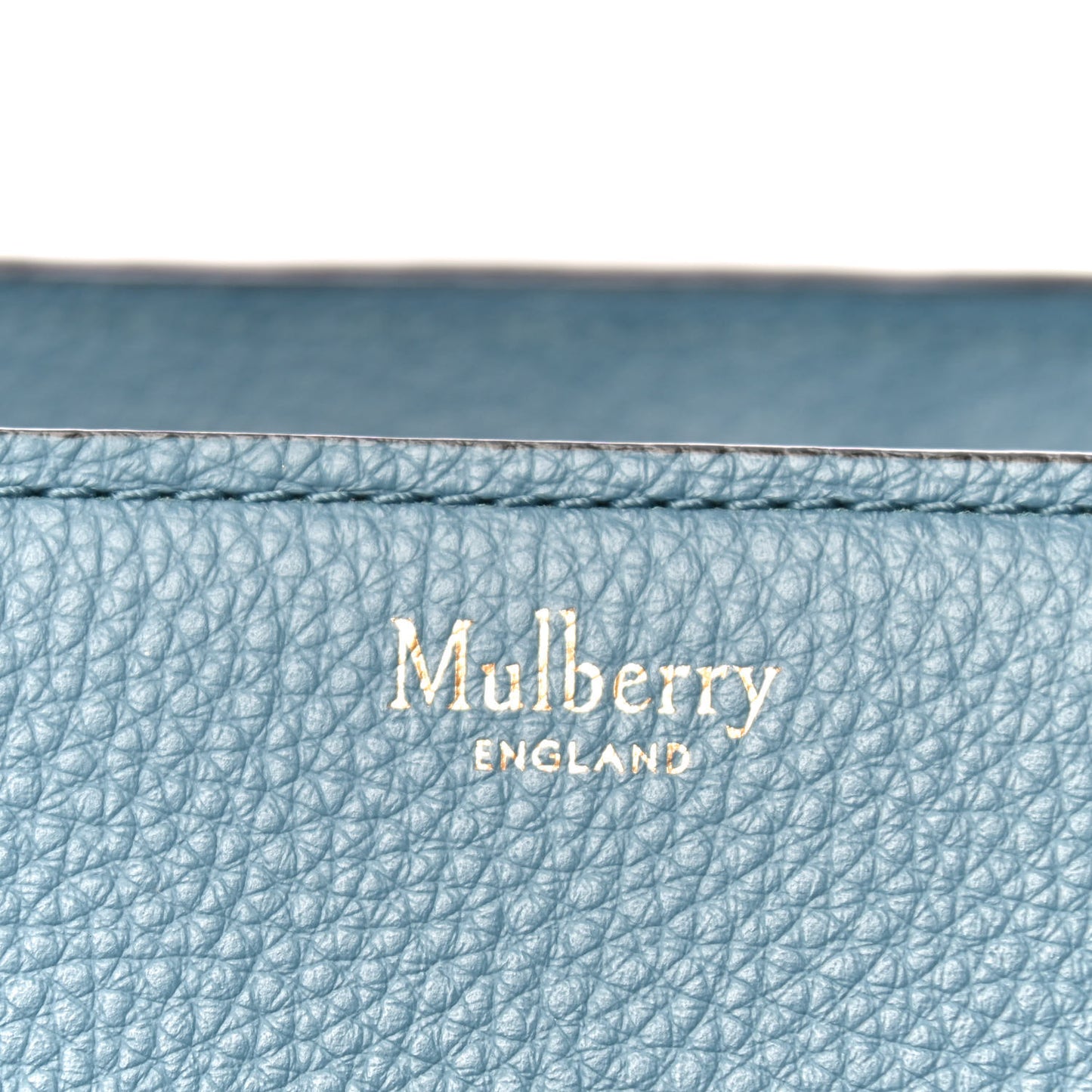 Small Classic Grain Mini Zipped Bayswater Blue