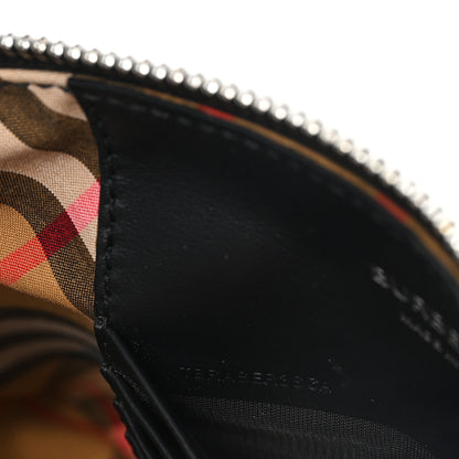 Burberry Grained Calfskin Peyton TB Crossbody Bag Black 7 of 11