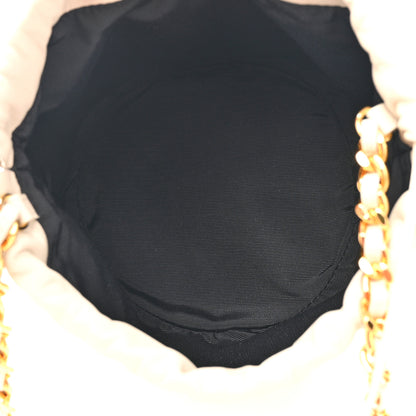 Khaite Smooth Calfskin Aria Bucket Bag Off White 5 of 9