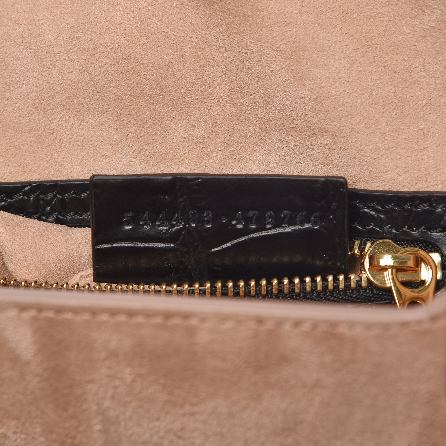 Calfskin Crocodile Embossed Box Shoulder Bag 19 Black