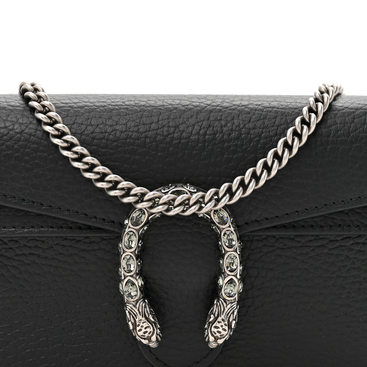 Calfskin Super Mini Dionysus Shoulder Bag Black