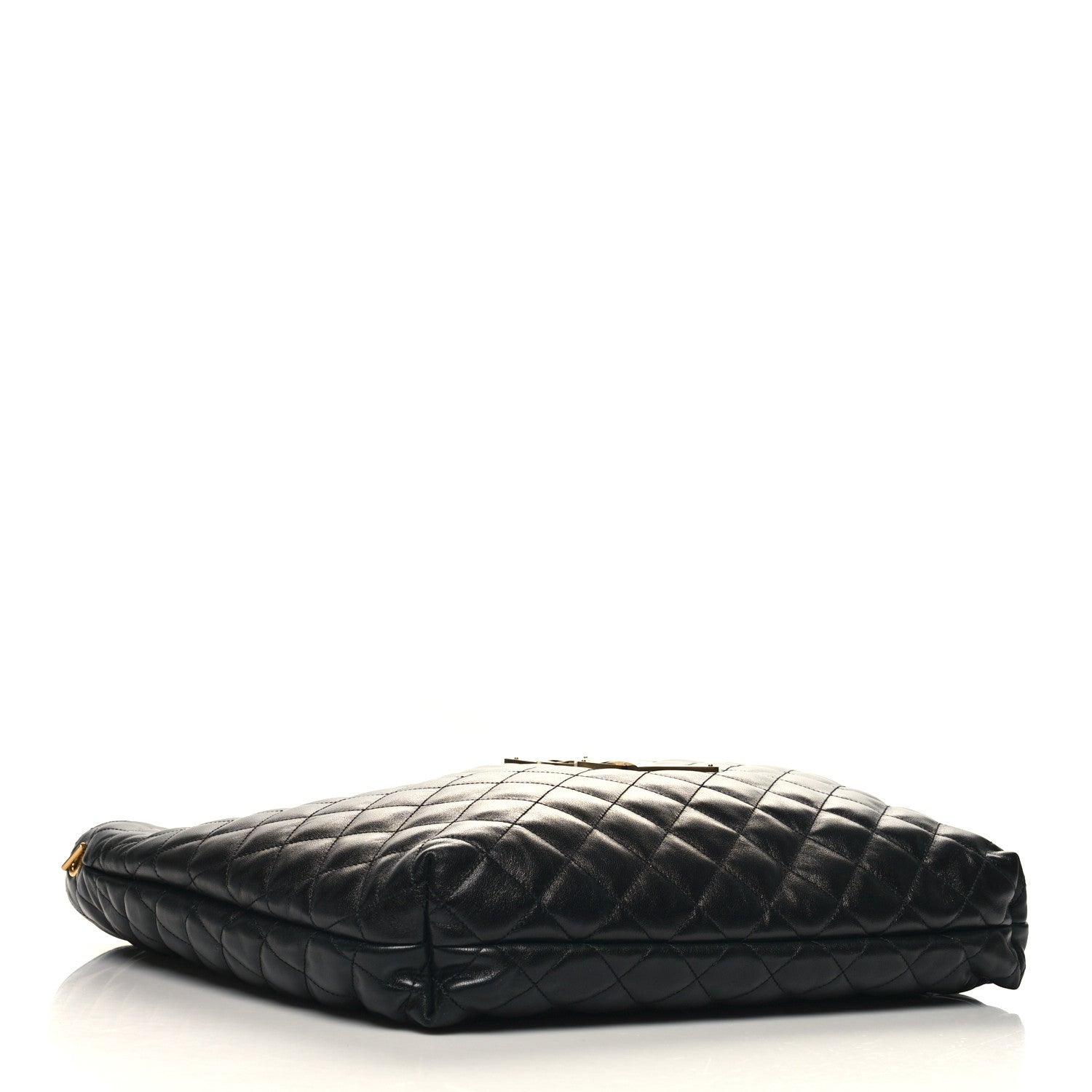 Saint Laurent Lambskin Quilted Maxi Icare Shopping Tote Black 5 of 12