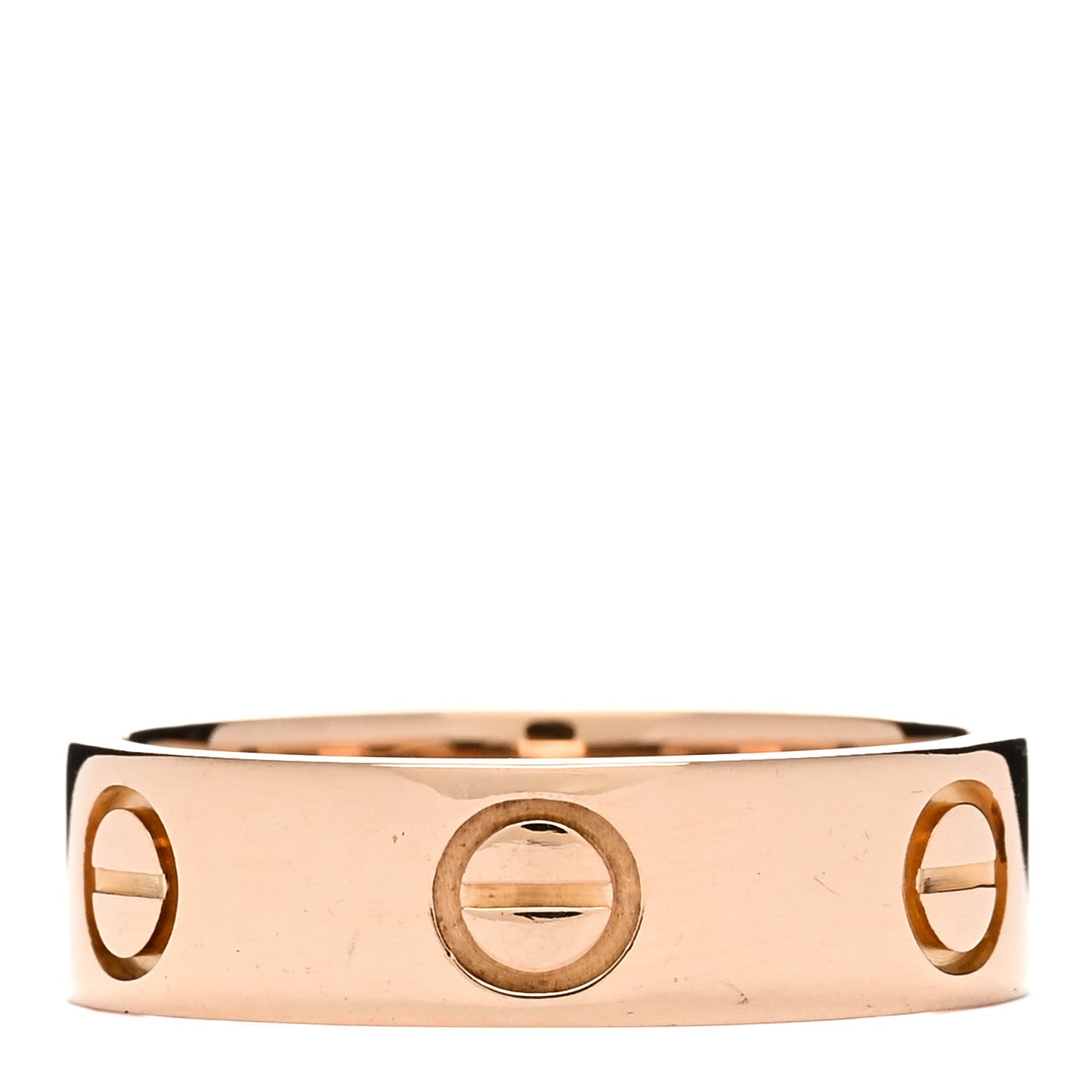 18K Pink Gold 5.5mm LOVE Ring 53 6.5